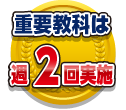 重要強化は週2回実施